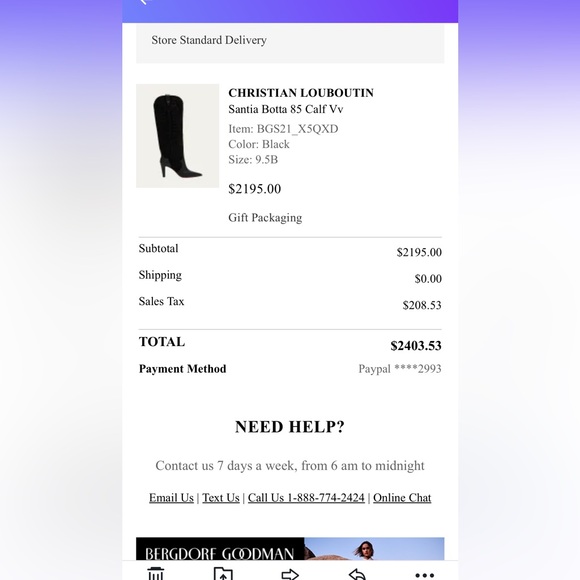 Christian Louboutin Cowboy Boots - Picture 2 of 4